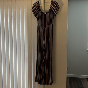 Striped Jumpsuit